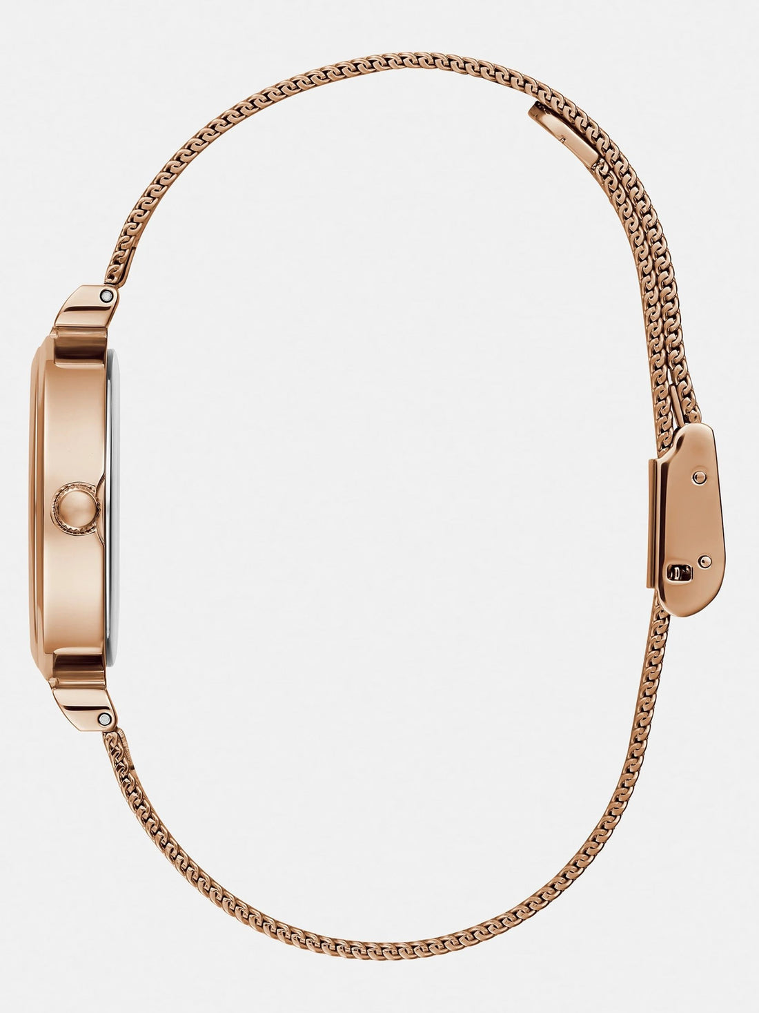 Orologio Donna Guess Quarzo Solo Tempo Zirconi Acciaio Rosè GW0471L3