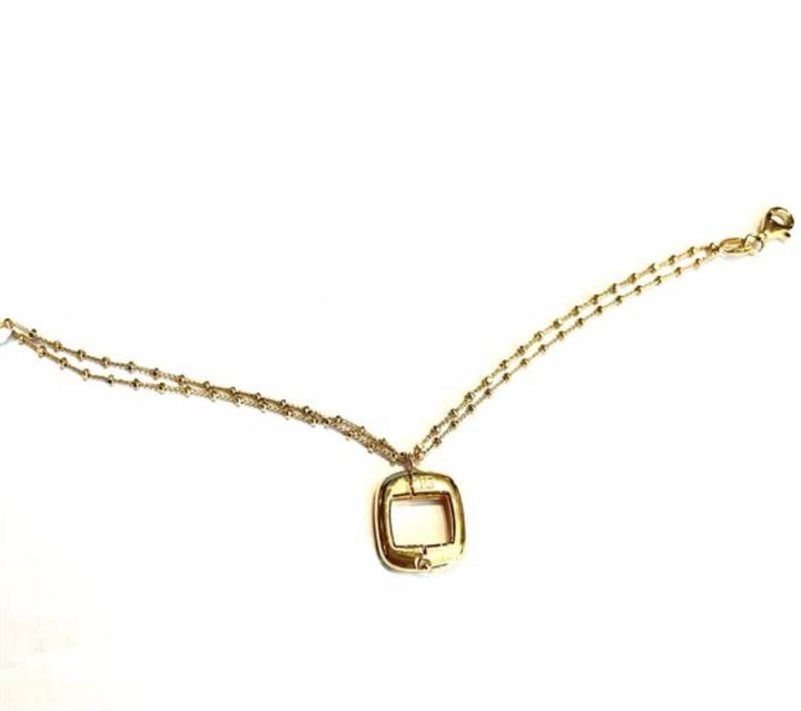Bracciale Donna Eleonora Giordani Argento 925 Dorato Componibile Con Simbolo O Iniziale EGBR43