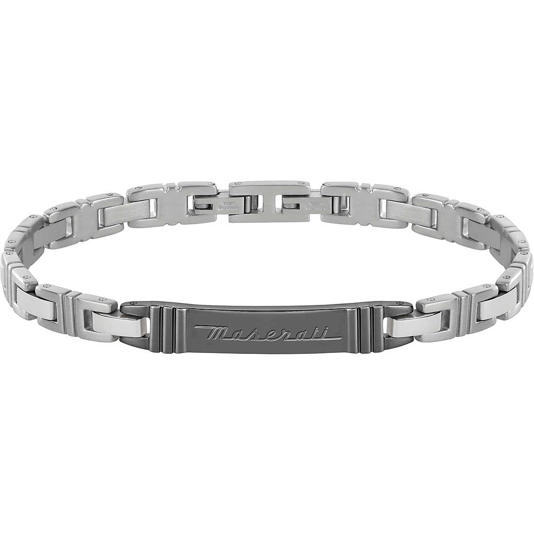 Bracciale Uomo Acciaio Maserati con centrale semirigido JM218AMF01