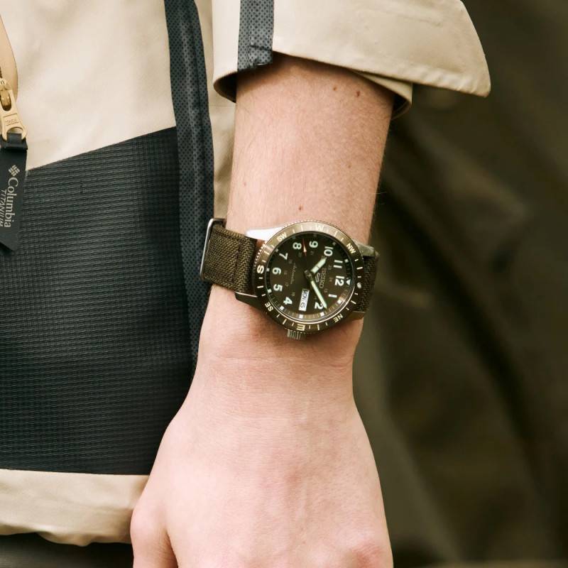 Orologio Uomo Seiko 5 Sport Field Automatico Marrone HDB009K1