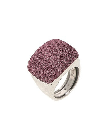 Anello Donna Pesavento Fascia Grande Argento 925 Polvere Di Sogni Rosa Japuir WPSCA072/M