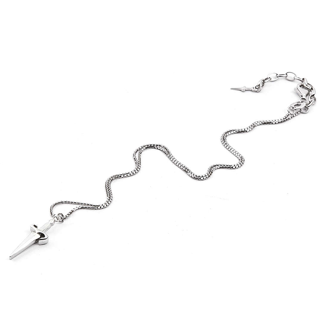 Collana Uomo Cesare Paciotti Argento Croce JPCL2172B