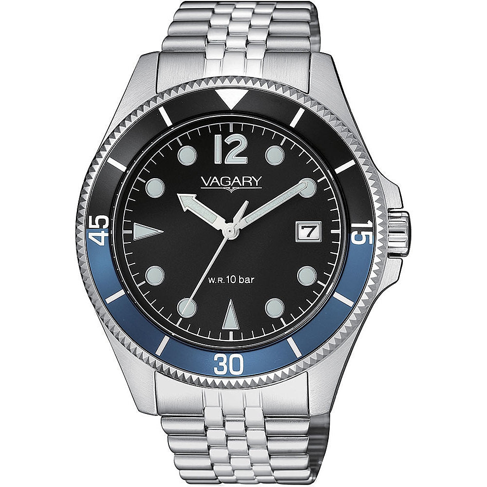 Orologio uomo solo tempo Vagary By Citizen Acqua cinturino jubilee VD5-015-91