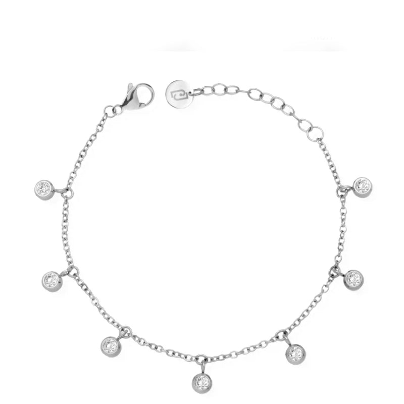 Bracciale Donna Gioielli Liujo Acciaio Bianco LJ2925