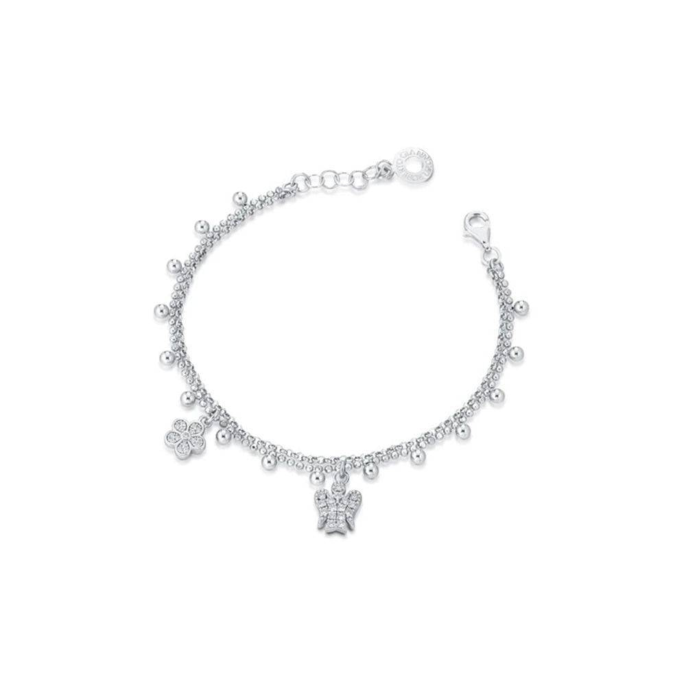 Bracciale Donna Roberto Giannotti Argento 925 Pallinato Angelo Fiore GIA394