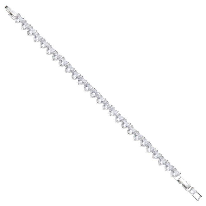Bracciale Donna Ottaviani Tennis Zirconi Bianchi Cuore 501132B