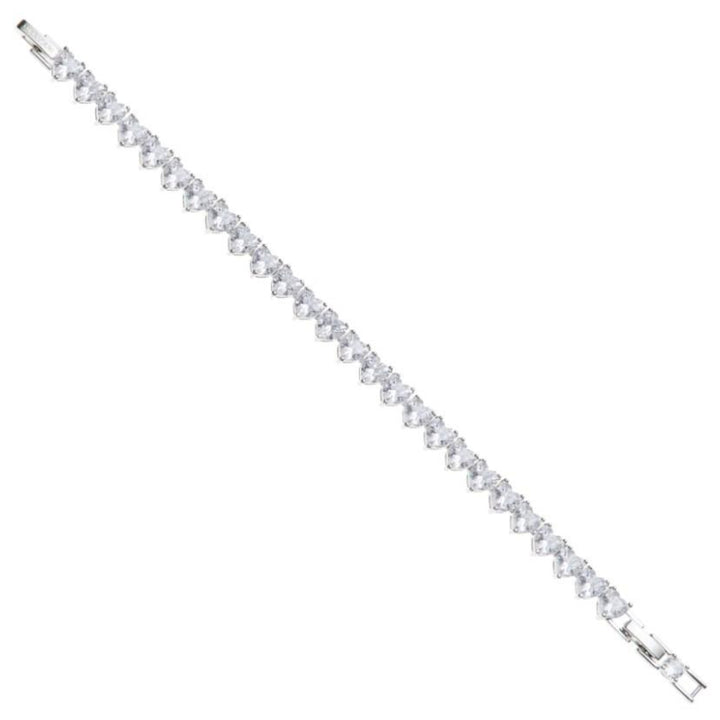 Bracciale Donna Ottaviani Tennis Zirconi Bianchi Cuore 501132B