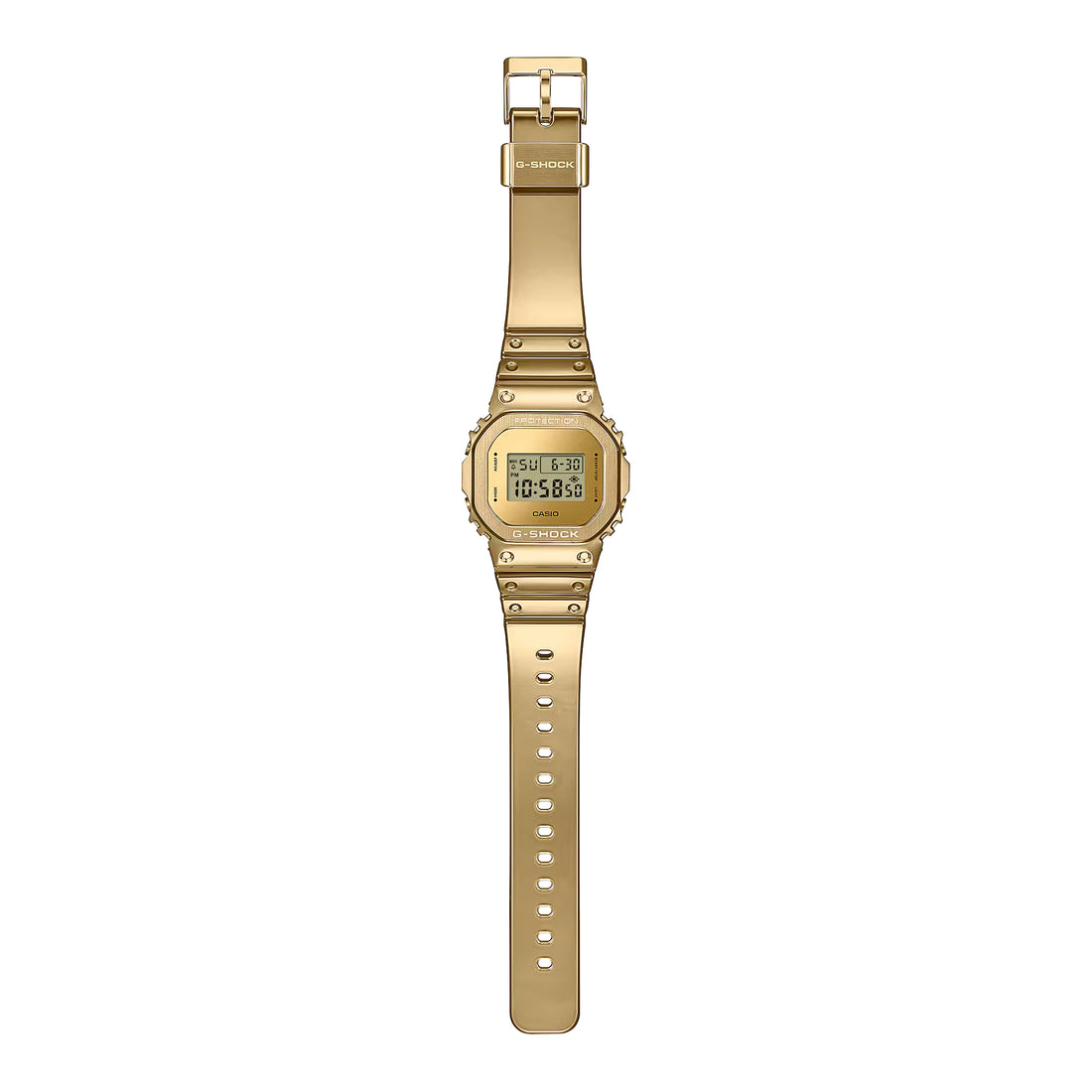 Orologio Uomo Casio G-SHOCK Resina Flex Dorata Oro GM-5600YMG-9ER