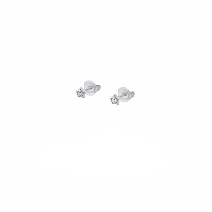 Orecchini Donna Liu Jo Argento 925 Stella Zirconi Bianchi ALJ314