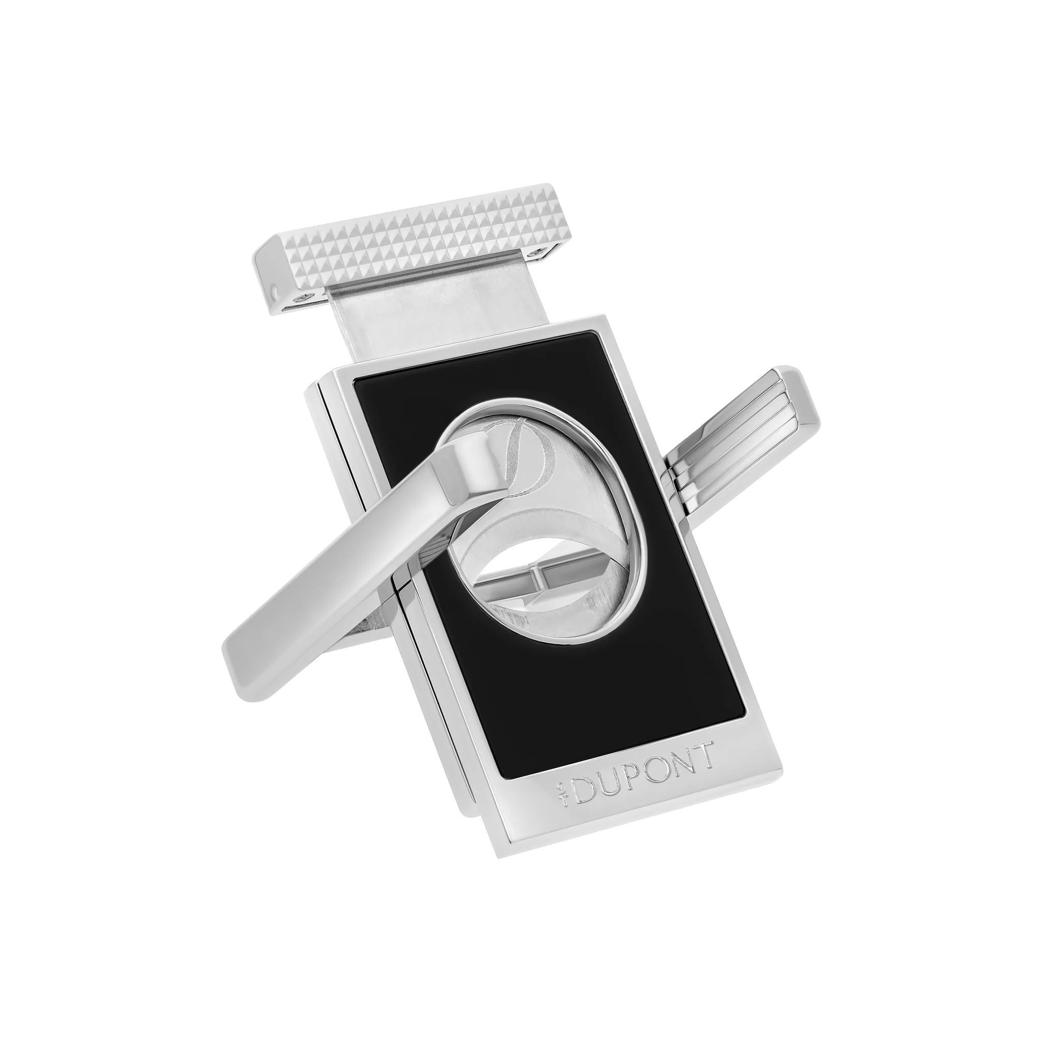Tagliasigari Uomo Dupont Cutter Stand Acciaio Lacca Nera 003555