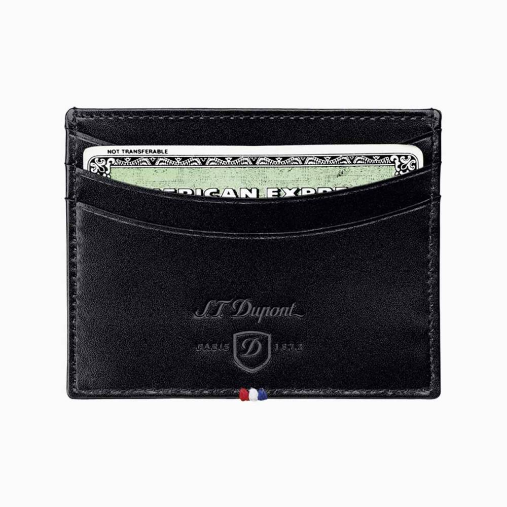 Portacarte Uomo Dupont Pelle Line D Nero 180008