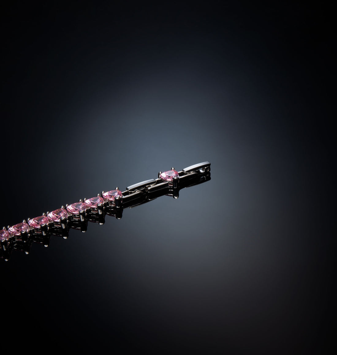 Bracciale Donna Chiara Ferragni Tennis Zirconi a cuore Rosa