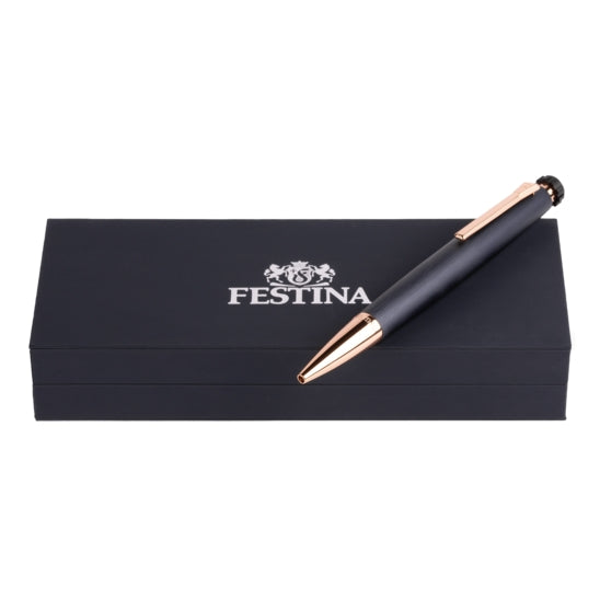 Penna Uomo Festina Acciaio Blu Rosè Biro FWS4103/N