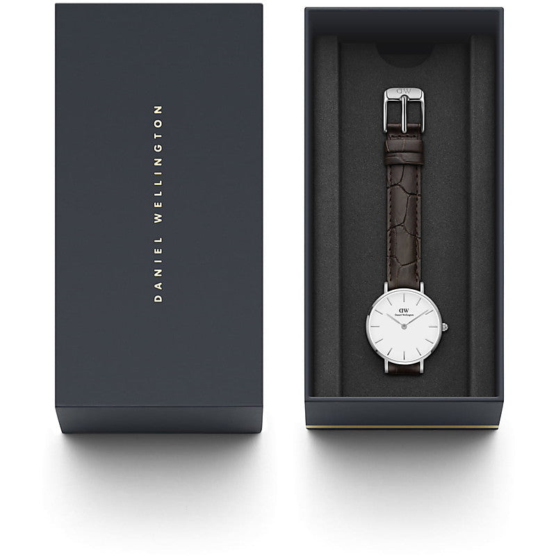 Orologio Donna Daniel Wellington Quarzo Solo Tempo Acciaio Pelle 28 mm DW00100244