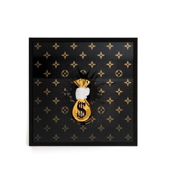 Quadro Sequenze Money Bag Luxury 40x40 cm PZ046/LX