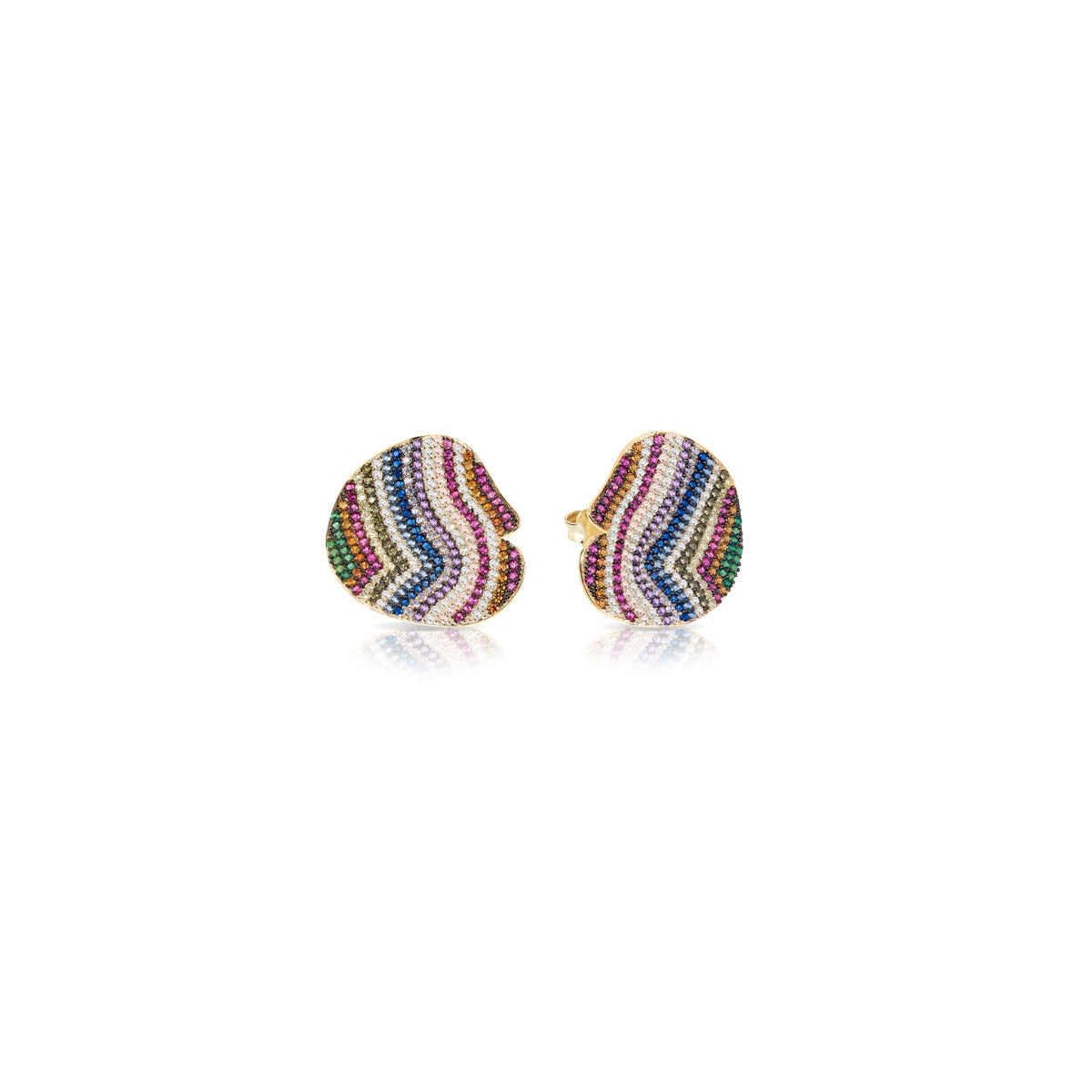 Orecchini Donna Sogni Toppa Pavè Zirconi Multicolor OR055GM