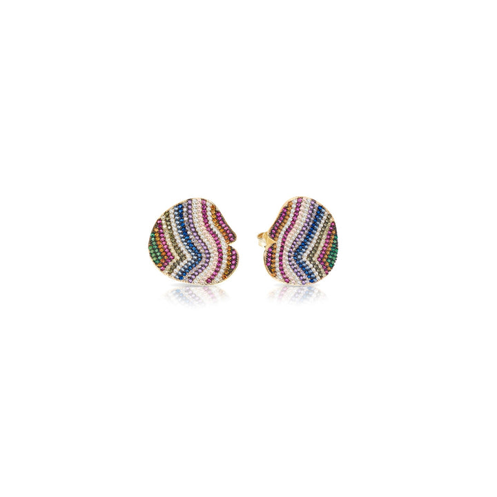 Orecchini Donna Sogni Toppa Pavè Zirconi Multicolor OR055GM