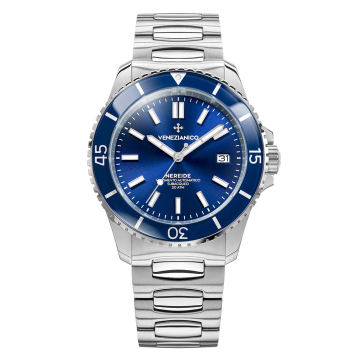 Orologio Uomo Venezianico Nereide 42 mm Blu 3321502C