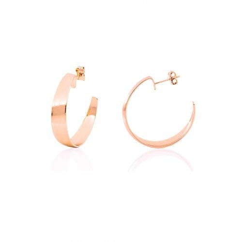 Orecchini Donna Unoaerre Bronzo Rosato Semicerchio 499249