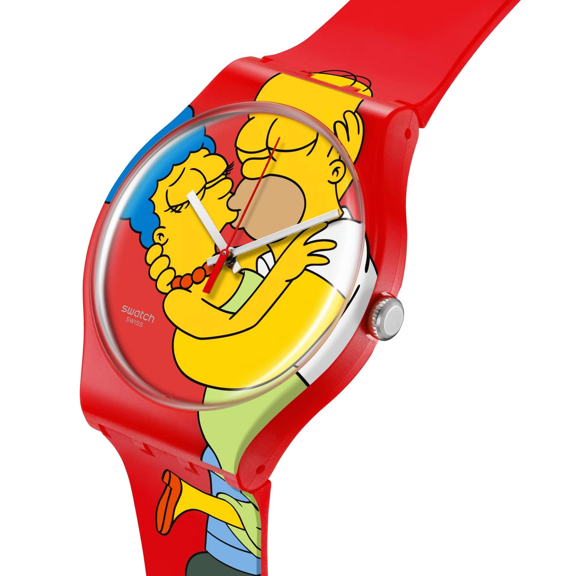 Orologio Unisex Swatch Sweet Embrace San Valentino Quarzo Rosso SO29Z120
