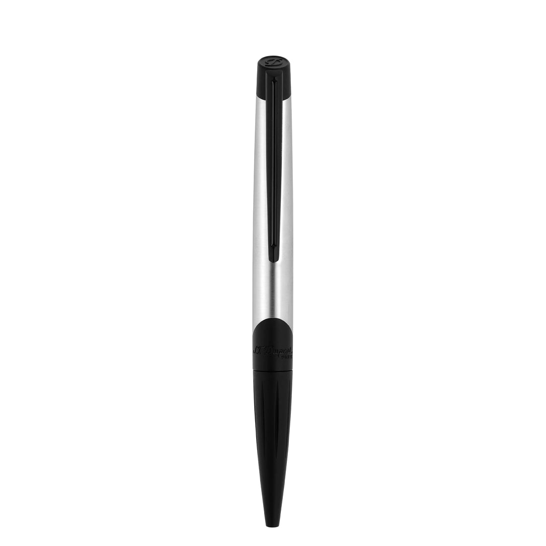 Penna Uomo Dupont Defi a Sfera Acciaio Nero Satinato 405004