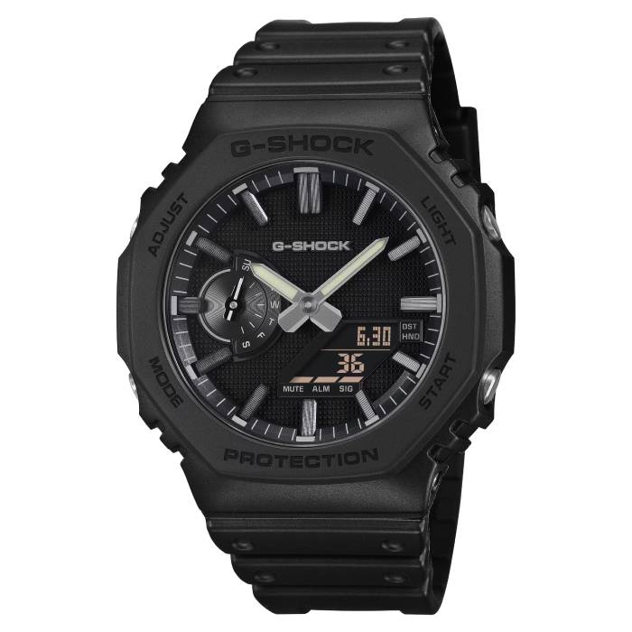 Orologio Uomo Casio G-SHOCK Gomma Analogico Digitale Quarzo Nero GA-2100LXB-1AER