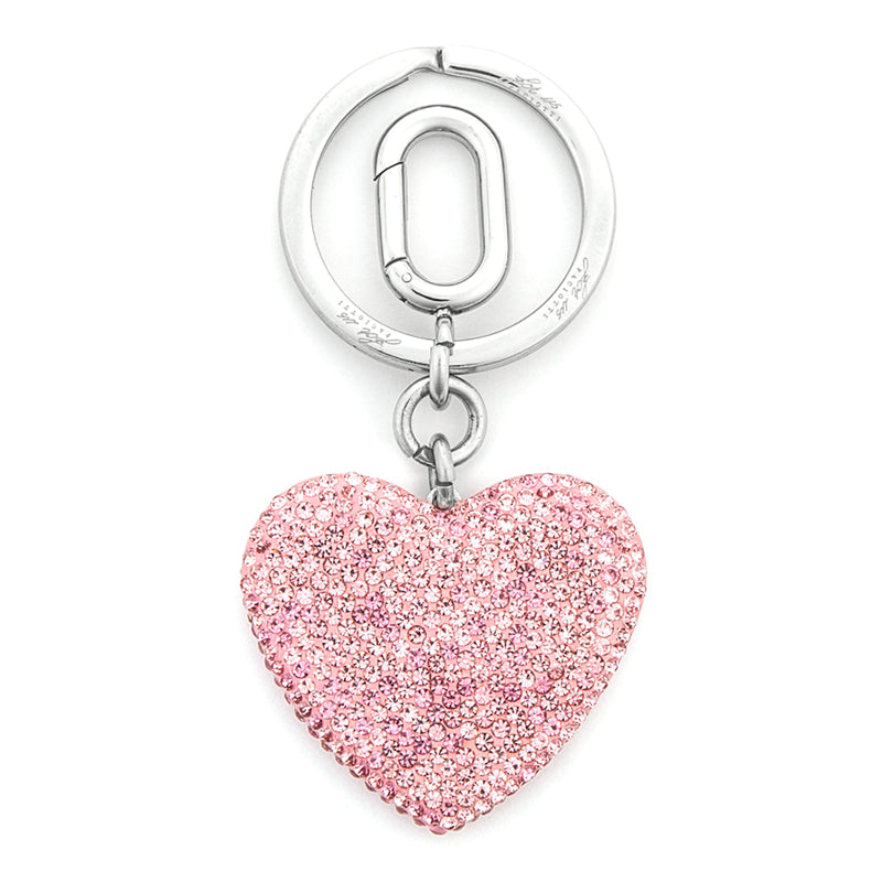 Portachiavi Donna 4US Cesare Paciotti Cuore Zirconi Rosa 4UPC7371W