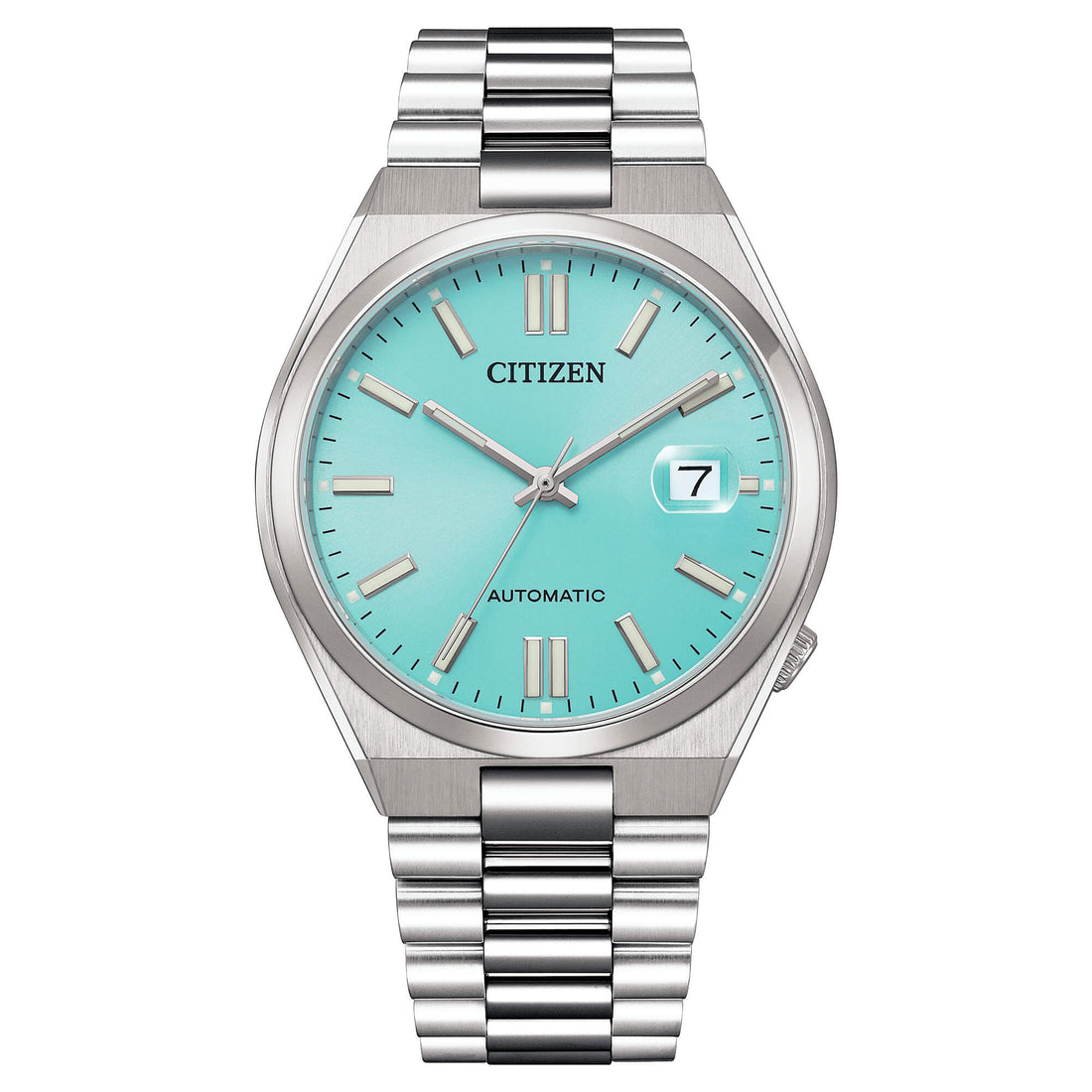Orologio Uomo Citizen Tsuyosa Automatico Turchese Maglia President NJ0151-88M