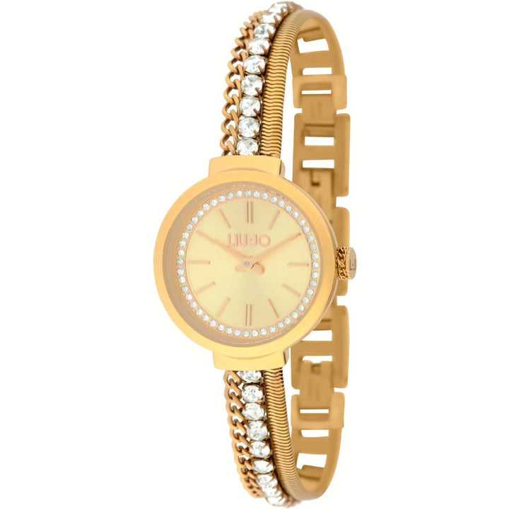 Orologio Donna Liu Jo Acciaio Ensemble Tennis Zirconi Bianchi Quarzo TLJ2367