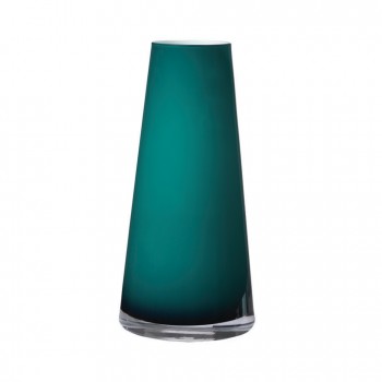 Vaso cristallo Onlylux YANG baltic green  H32 cm OL02852