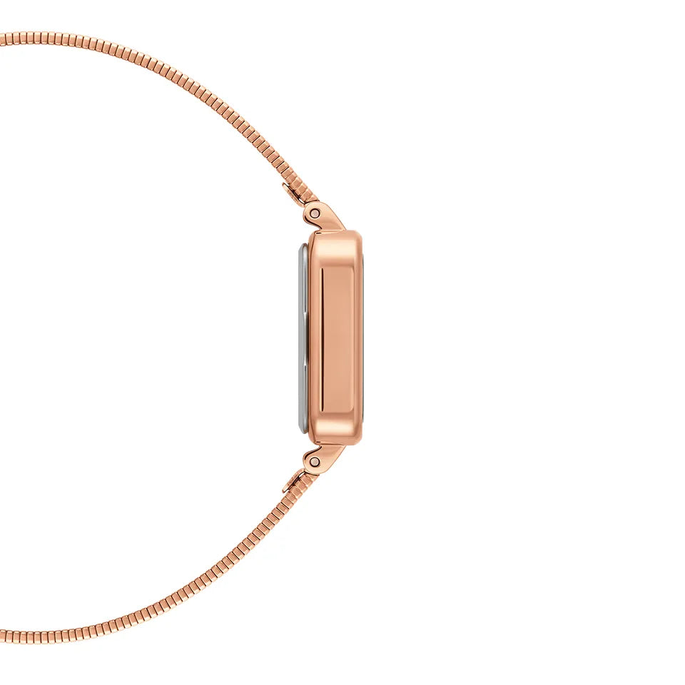 Orologio Donna Daniel Wellington Quarzo Acciaio Rosè Quadro 22 x 22 mm DW00100517