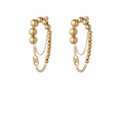 Orecchini Donna Liu Jo Acciaio Dorato Lunghi Perle LJ3071