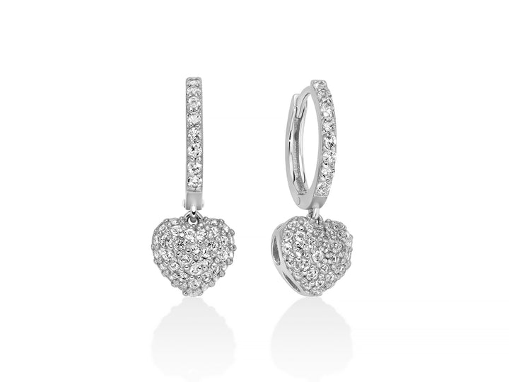 Orecchini Donna Miluna Argento 925 Topazio bianchi ERD3111