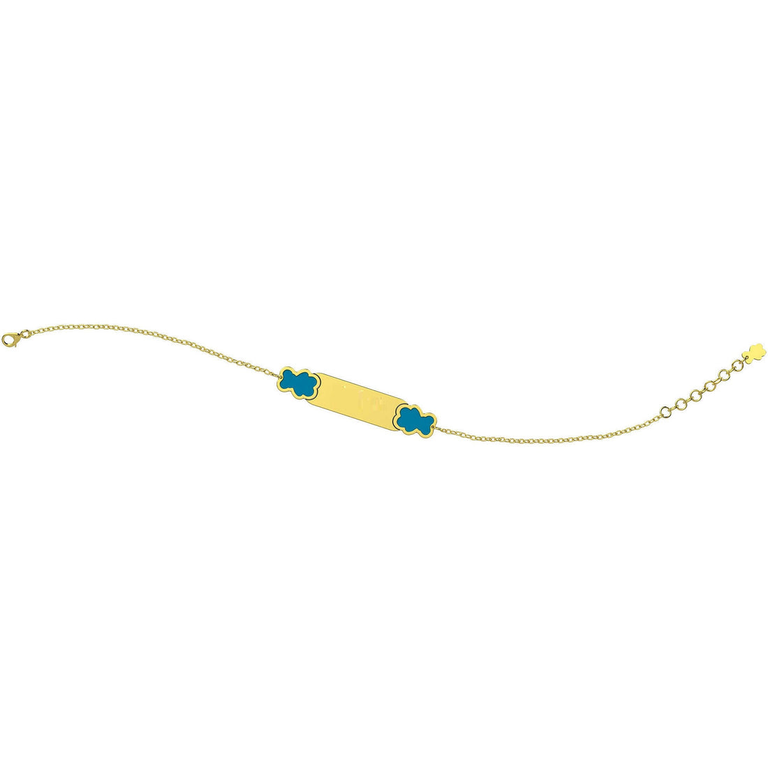 Bracciale Bimbo Nanan Oro 9 KT Personalizzabile Orsi Celesti NGLD0023