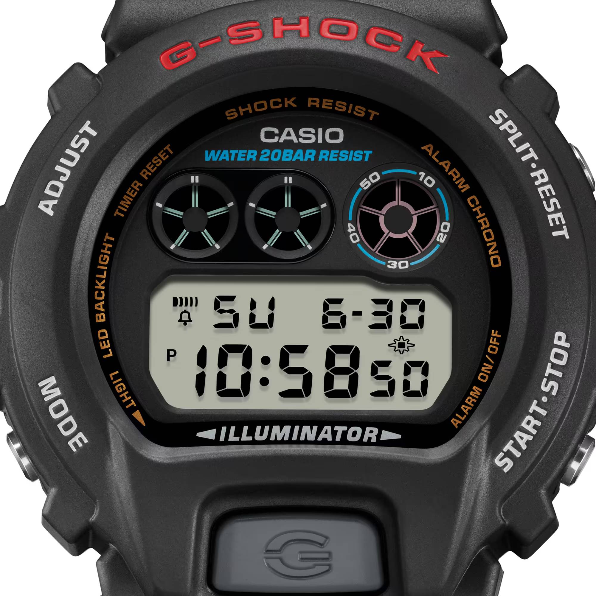 Orologio Uomo Casio G-SHOCK Quarzo Nero Multicolore DW-6900U-1ER