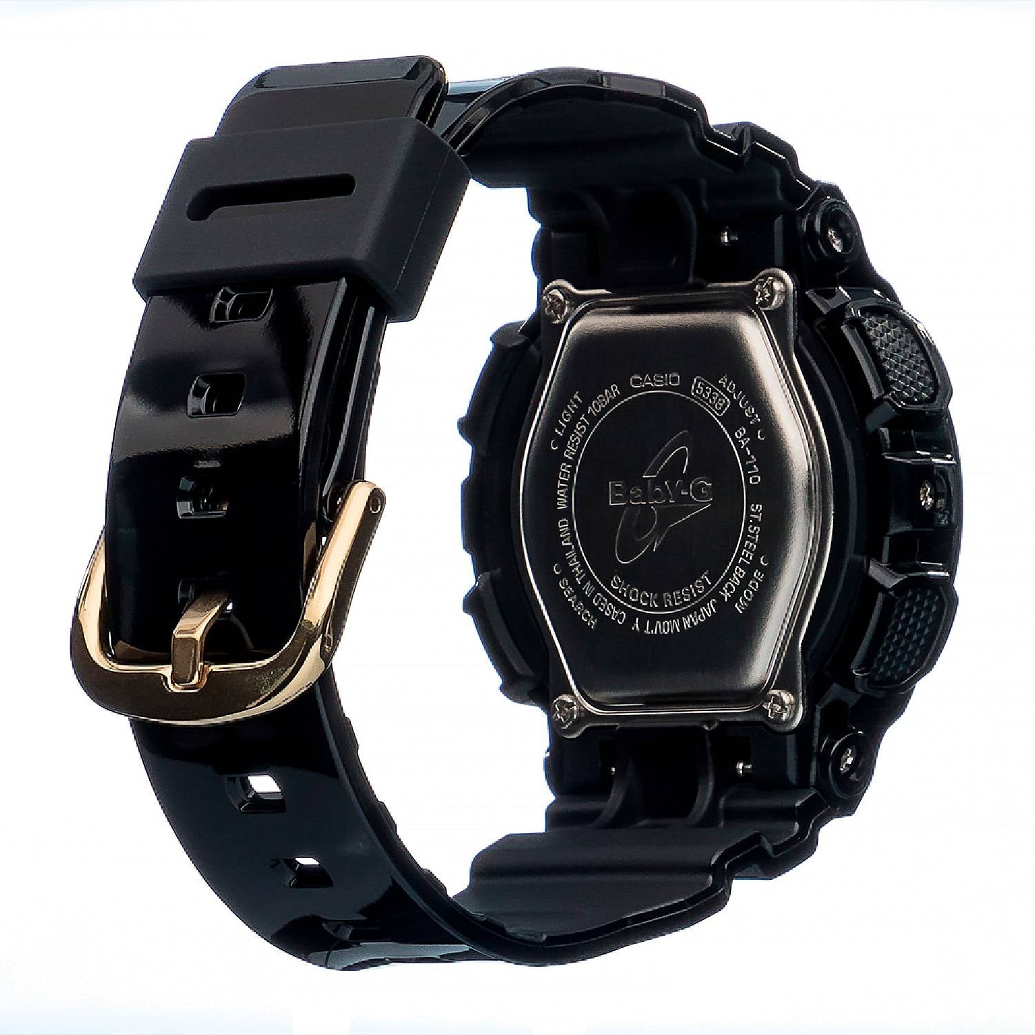 Orologio Donna Bambina Casio G-SHOCK BABY G Analogico Digitale Dorato Nero