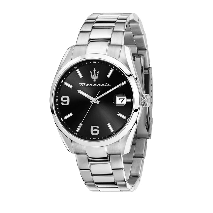 Orologio Uomo Maserati Acciaio Lucido Quarzo Solo Tempo Data R8853151007