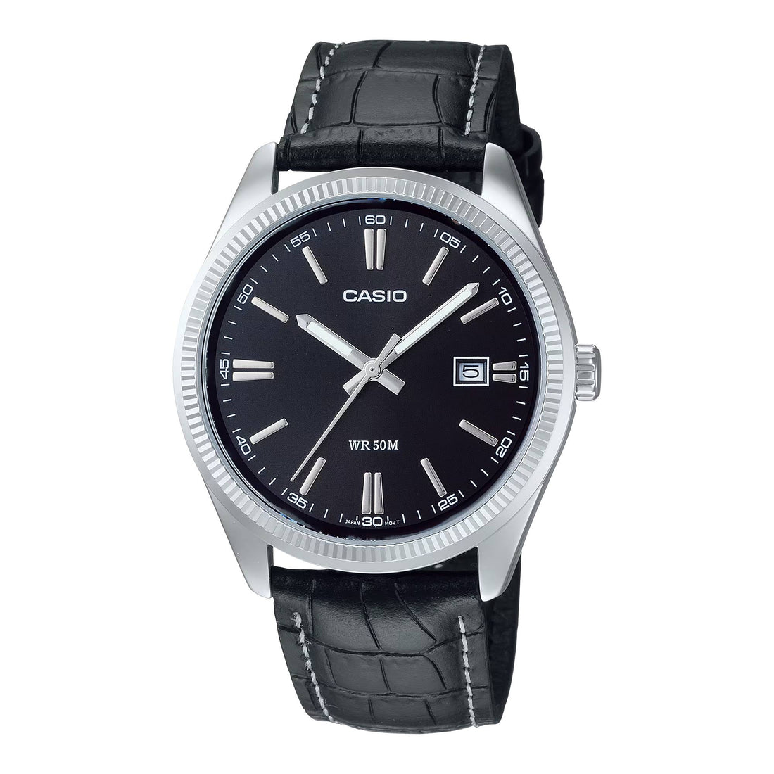 Orologio Uomo Casio Acciaio Nero Quarzo MTP-1303PL-1AVEF