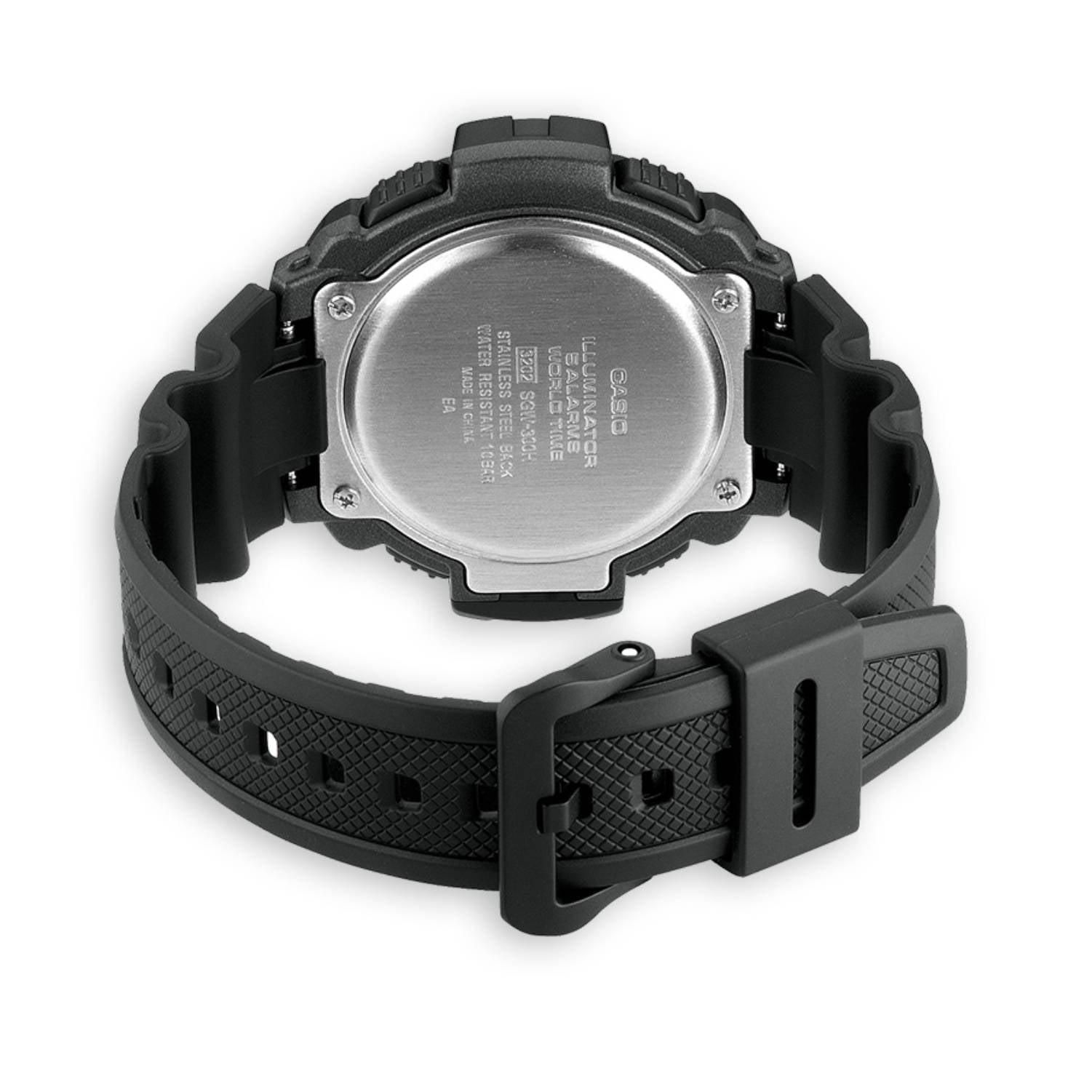 Orologio Uomo Gomma Casio Quarzo SGW-300H-1AVER Digital Nero Altimetro Barometro