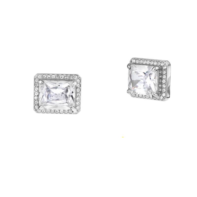 Orecchini Donna Liu Jo Acciaio Lucido Zirconi Bianchi LJ2117