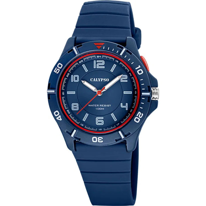 Orologio Bambino Uomo Calypso Gomma Quarzo Solo Tempo Sweet Time K5857/5