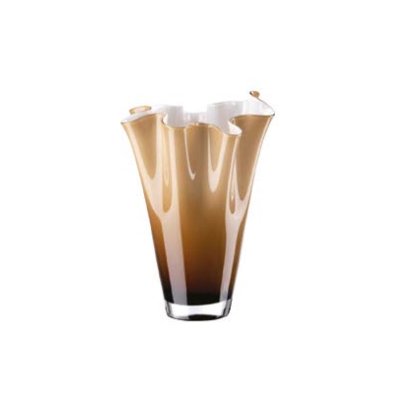 Vaso Cristallo Onlylux Wave Opale Fumè Altezza 30 cm OL00332