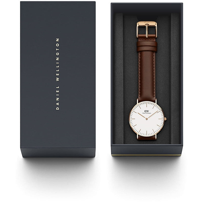 Orologio Uomo Daniel Wellington Classic Cassa 36 mm Pila Solo Tempo DW00100035