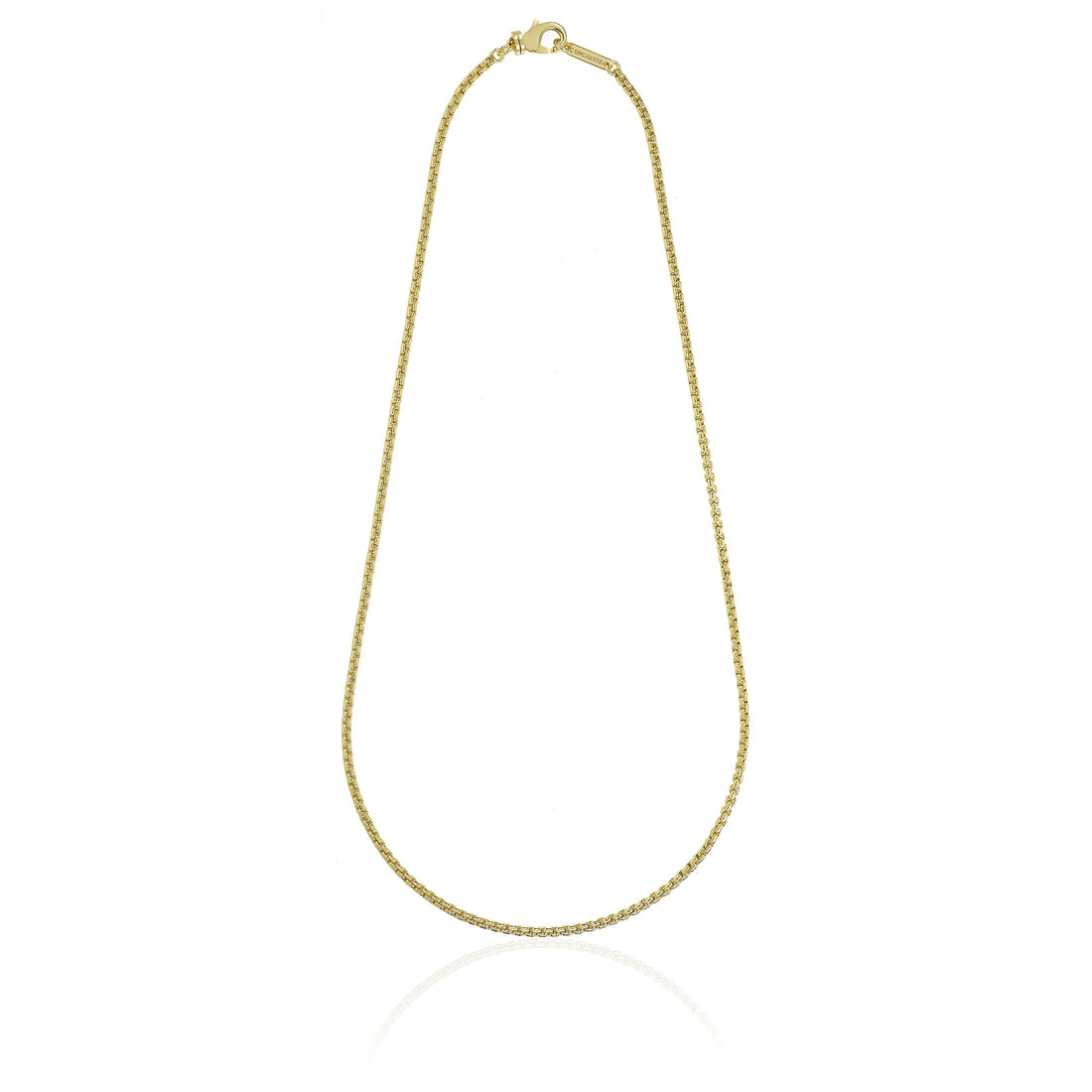 Collana Uomo Unoaerre Acciaio dorato Maglia Catena Veneziana 560852