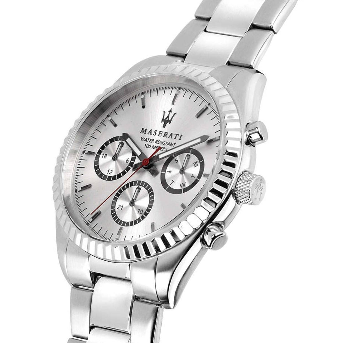 Orologio Uomo Acciaio Maserati Multifunzione Quarzo Competizione R8853100018