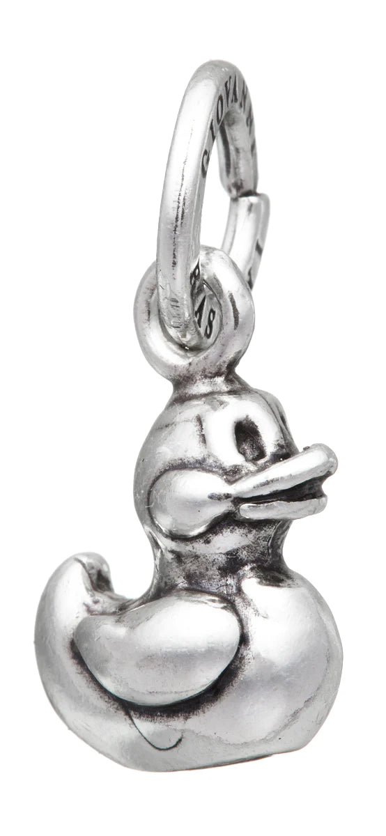 Charm Donna Giovanni Raspini Argento 925 Paperella Realizzato A Mano 09521