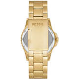 Orologio Fossil Uomo Quarzo Solo Tempo Acciaio Dorato
