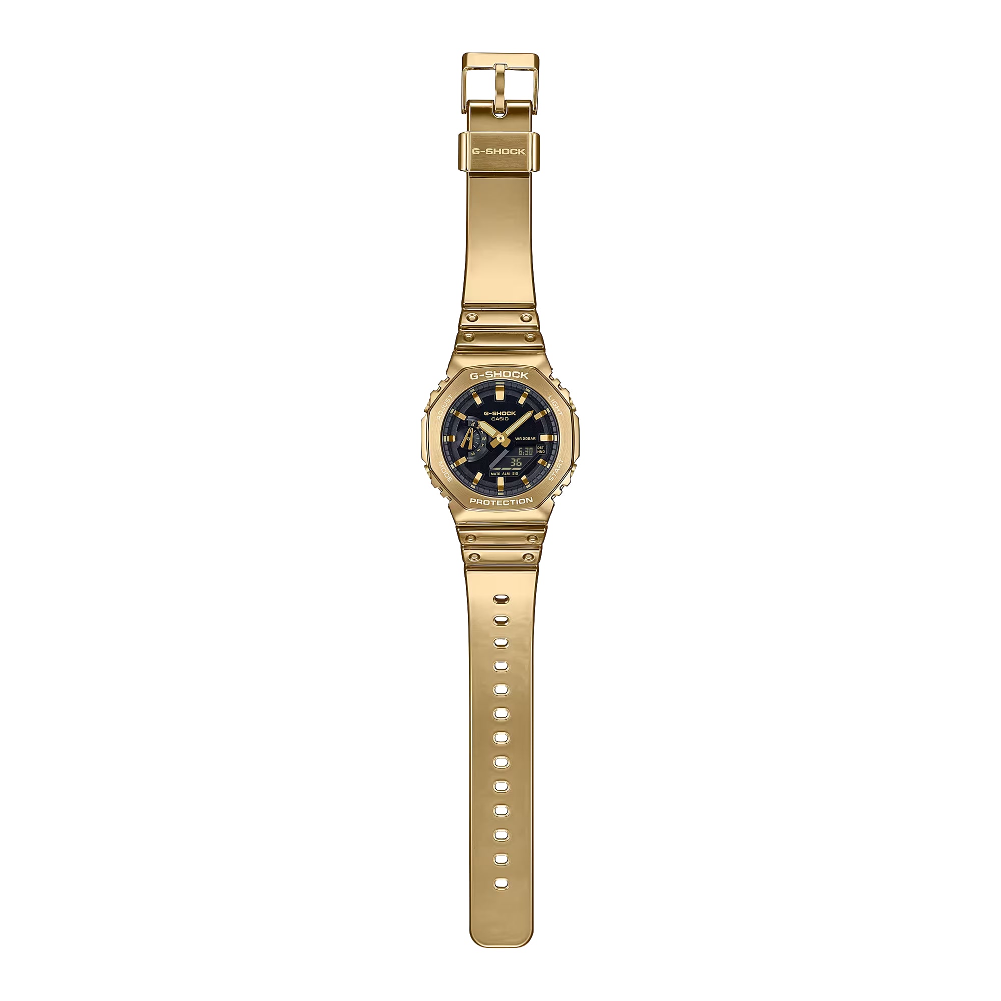 Orologio Uomo Casio G-SHOCK Resina Flex Dorata Oro GM-2100YMG-9AER