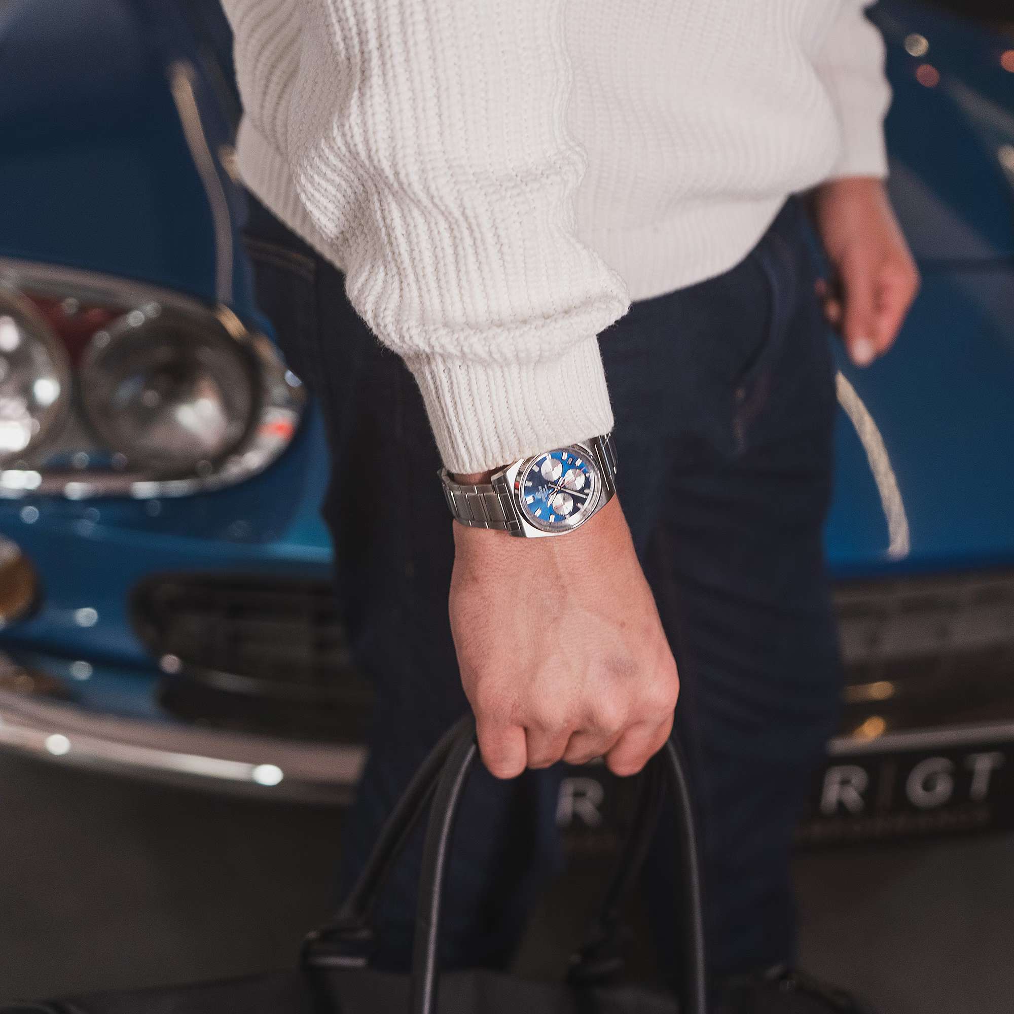 Orologio Uomo Casio Edifice Acciaio Cronografo Azzurro EFB-730D-2AVUEF