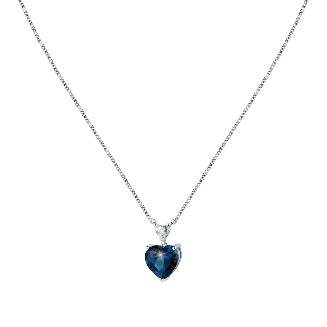 Collana Donna Chiara Ferragni Zirconi Blu Bianchi Cuori